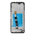 Samsung Galaxy A22 5G LCD + érintőpanel kerettel, fekete, SM-A226