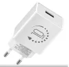 Hálózati gyors töltőfej, 1x USB, 2A / 10W, fehér, OBAL:ME 10W1UWH