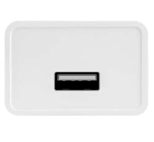 Hálózati gyors töltőfej, 1x USB, 2A / 10W, fehér, OBAL:ME 10W1UWH