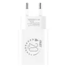 Univerzális hálózati gyors töltőfej, Type-C csatlakozóval, fehér, 3A / 20W, OBAL:ME 20W1CBL