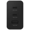 Samsung hálózati gyors töltőfej, 2xType-C / 1xUSB, 65W, fekete, EP-T6530NBEGEU (sérült a csomagolása)