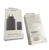 Samsung hálózati gyors töltőfej, 2xType-C / 1xUSB, 65W, fekete, EP-T6530NBEGEU (sérült a csomagolása)
