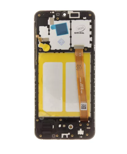 Samsung Galaxy A20e LCD + érintőpanel kerettel, fekete, SM-A202