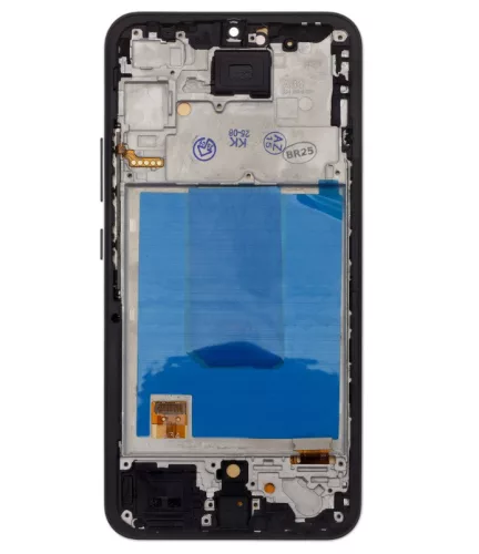 Samsung Galaxy A34 LCD + érintőpanel kerettel, OLED, fekete, SM-A346