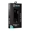 Power Bank, 2xUSB / 1xType-C / 1x micro USB + Type-C kábel, 10000 mAh / 22.5W, fekete, LCD kijelző, OBAL:ME EnergyPulse