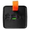 Power Bank, 4xUSB / 1xType-C / 1x micro USB, 50000 mAh / 22.5W / 4.5A, fekete, OBAL:ME Energy Pulse (OMPWB50K)