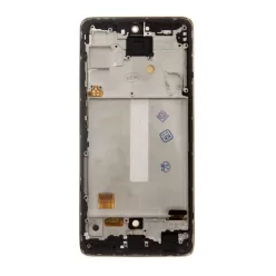   Samsung Galaxy A52 LCD + érintőpanel kerettel, OLED, fekete, SM-A525, SM-A526