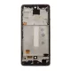 Samsung Galaxy A52 LCD + érintőpanel kerettel, OLED, fekete, SM-A525, SM-A526