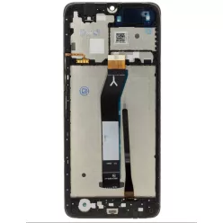 Xiaomi Redmi A3 fekete LCD + érintőpanel kerettel