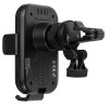 Szellőzőre helyezhető autós tartó, wireless töltés, 15W, fekete, OBAL:ME GravCharger (OMWGCH01)