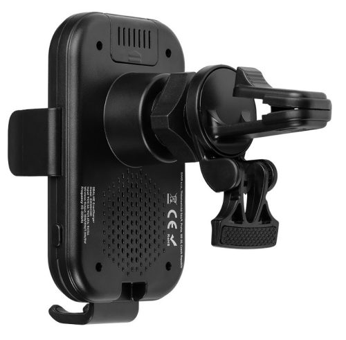 Szellőzőre helyezhető autós tartó, wireless töltés, 15W, fekete, OBAL:ME GravCharger (OMWGCH01)