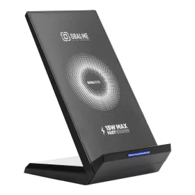   Wireless vezeték nélküli töltő állvány, 15W, fekete, OBAL:ME StandCharger