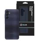 Samsung Galaxy A25 telefon tok, könyvtok, PU bőr, mágnesesen záródó, kék, SM-A256, OBAL:ME Smooth Touch