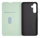 Samsung Galaxy A25 telefon tok, könyvtok, PU bőr, mágnesesen záródó, mentazöld, SM-A256, OBAL:ME Smooth Touch