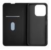 Xiaomi Redmi 14C telefon tok, könyvtok, PU bőr, mágnesesen záródó, fekete, OBAL:ME Smooth Touch