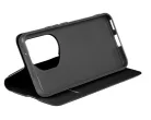Xiaomi Redmi 14C telefon tok, könyvtok, PU bőr, mágnesesen záródó, fekete, OBAL:ME Smooth Touch