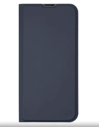 Xiaomi Redmi 14C telefon tok, könyvtok, PU bőr, mágnesesen záródó, kék, OBAL:ME Smooth Touch