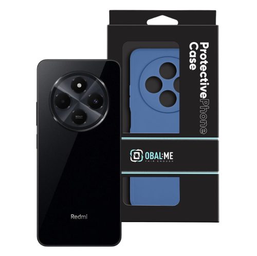 Xiaomi Redmi 14C hátlap tok, szilikon tok, kék, matt, OBAL:ME Matte TPU