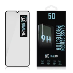   Honor 200 Smart előlapi üvegfólia, edzett, fekete keret, 9H, 5D Full Glue, OBAL:ME 