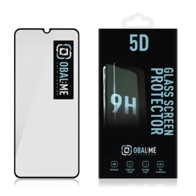   Honor 200 Smart előlapi üvegfólia, edzett, fekete keret, 9H, 5D Full Glue, OBAL:ME 