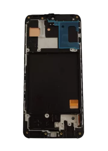 Samsung Galaxy A40 LCD + érintőpanel kerettel, fekete, SM-A405, Incell