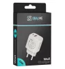 Hálózati gyors töltőfej, 1x USB / 1x Type-C, 3A / 20W, fehér, OBAL:ME OM20WCA