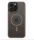 iPhone 16 Pro Max (6.7") hátlap tok, TPU/PC, magsafe, barna, Tactical Magforce Sika 