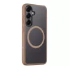 Samsung Galaxy S25 hátlap tok, TPU/PC, magsafe, barna, SM-S931, Tactical Magforce Sika 