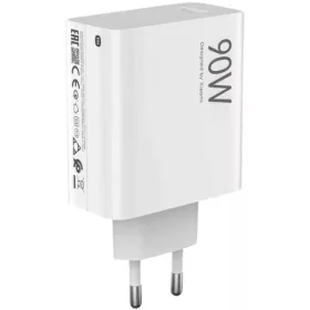   Xiaomi hálózati töltőfej 1xUSB, 90W / 6A, gyári, fehér, MDY-15-EK (CSOMAGOLÁS NÉLKÜLI)