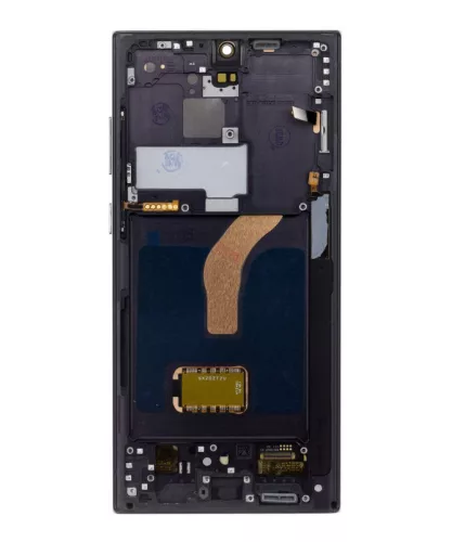 Samsung Galaxy S22 Ultra LCD + érintőpanel kerettel, OLED, fekete, SM-S908