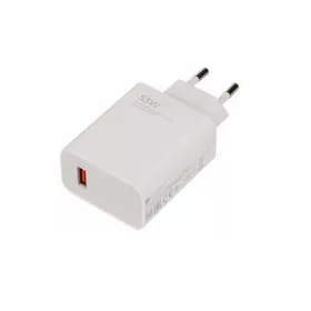   Xiaomi hálózati töltőfej 1xUSB, 3A/33W, gyári, fehér, MDY-16-EF (CSOMAGOLÁS NÉLKÜLI)