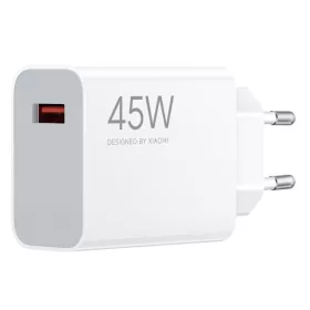   Xiaomi hálózati töltőfej 1xUSB, 3A / 45W, gyári, fehér, MDY-17-EF (CSOMAGOLÁS NÉLKÜLI)