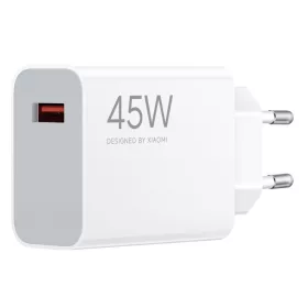   Xiaomi hálózati töltőfej 1xUSB, 3A / 45W, gyári, fehér, MDY-17-EF (CSOMAGOLÁS NÉLKÜLI)