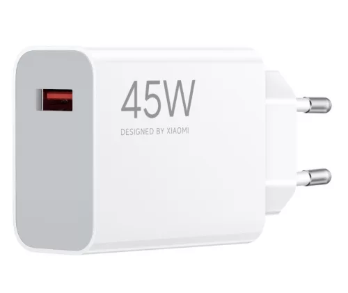 Xiaomi hálózati töltőfej 1xUSB, 3A / 45W, gyári, fehér, MDY-17-EF (CSOMAGOLÁS NÉLKÜLI)