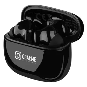   Stereo bluetooth headset vezeték nélküli töltőtokkal, TWS, fekete, OBAL:ME OMSTWS