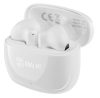 Stereo bluetooth headset vezeték nélküli töltőtokkal, TWS, fehér, OBAL:ME OMSTWS