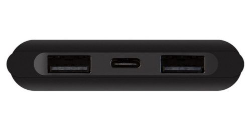 Power Bank, 2xUSB / 1xType-C / 1x micro USB, 10000 mAh / 37W / 2.1A, fekete, OBAL:ME PowerNEst