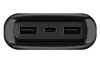 Power Bank, 2xUSB / 1xType-C / 1x micro USB, 20000 mAh / 74W / 2.1A, fekete, OBAL:ME PowerNest