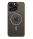 iPhone 15 Pro Max (6.7") hátlap tok, TPU/PC, magsafe, barna, Tactical Magforce Sika 