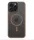 iPhone 15 Pro Max (6.7") hátlap tok, TPU/PC, magsafe, barna, Tactical Magforce Sika 