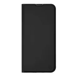   Honor 400 Pro telefon tok, könyvtok, PU bőr, mágnesesen záródó, fekete, OBAL:ME Smooth Touch
