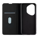 Honor 400 Pro telefon tok, könyvtok, PU bőr, mágnesesen záródó, fekete, OBAL:ME Smooth Touch