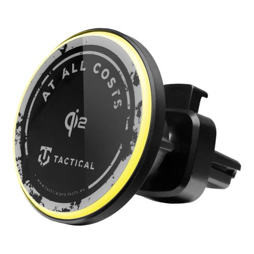 Szellőzőre tehető univerzális autós telefontartó vezeték nélküli töltővel, fekete, Tactical MagForce EQui2p