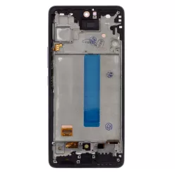   Samsung Galaxy A53 LCD + érintőpanel kerettel, OLED, fekete, SM-A536