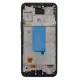 Samsung Galaxy A54 LCD + érintőpanel kerettel, OLED, fekete, SM-A546