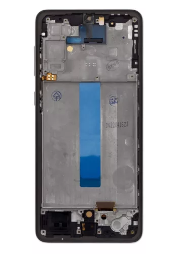 Samsung Galaxy A33 LCD + érintőpanel kerettel, fekete, SM-A336