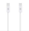 Type-C - Type-C adatkábel, fehér, 60W, 1M, OBAL:ME LongRun