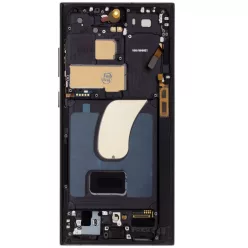   Samsung Galaxy S23 Ultra LCD + érintőpanel kerettel, OLED, fekete, SM-S918