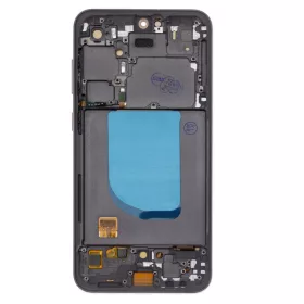   Samsung Galaxy S23 FE LCD + érintőpanel kerettel, OLED, fekete, SM-S711