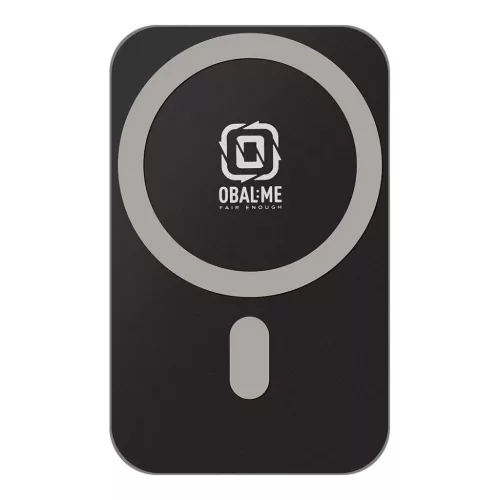 Szellőzőre helyezhető univerzális autós telefontartó vezeték nélküli töltővel, magsafe, 15W, fekete, Obal: ME Magnetix Plate